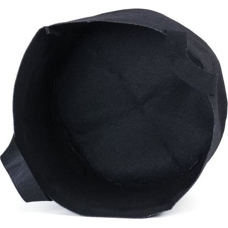 kit 5pcs Sac de Plantation Plante Culture 5 Gallons Avec Poignée En Feutre Noir 25x30cm (1/4)