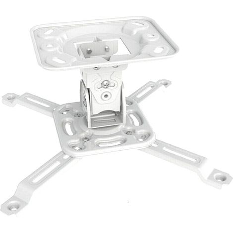Mini Support de fixation inclinable pour projecteur 13.5x10.5x14cm Blanc (1/4)