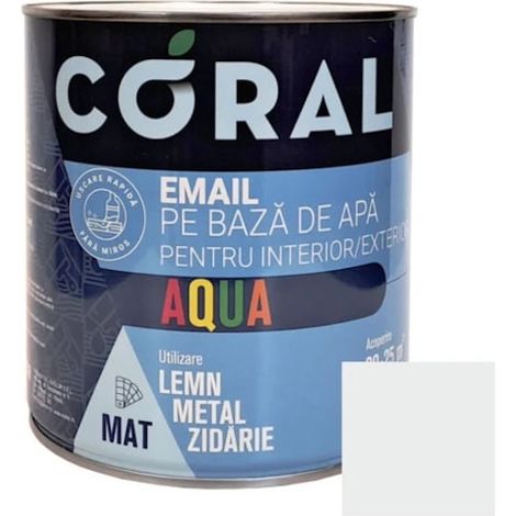 Émail à base d'eau Aqua Alb Selenar 2,5 l (1/4)