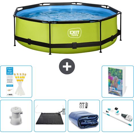 Exit Pool Rund - 300x76 cm - 7-teilig S252