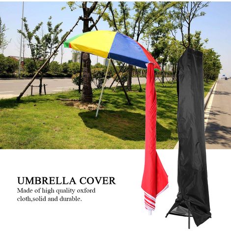 Housse de parasol imperméable et antirouille en tissu Oxford pour table (205 cm : 57 x 48 x 25 cm) (1/5)