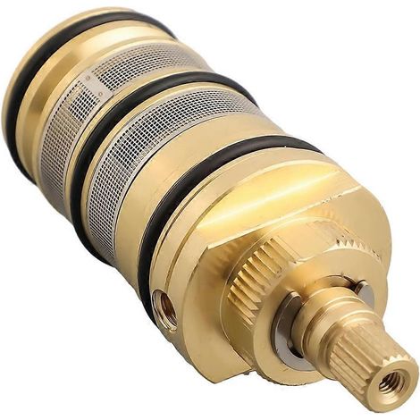 Noyau de vanne thermostatique, noyau de remplacement en laiton pour vanne de douche, noyau de tige de vanne de mitigeur de baignoire 20-48 °C (1/5)