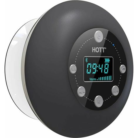 VURAHOME - Radio de douche Bluetooth 5.0 haut-parleur étanche musique de salle de bain sans fil (1/5)
