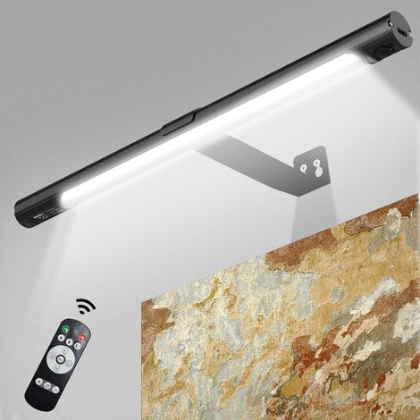 Applique Murale LED Sans Fil Rechargeable USB, Télécommande 3 Modes, Détecteur de Mouvement et Minuterie, Luminaire Nomade pour Placard, Couloir et Tête de Lit (1/5)