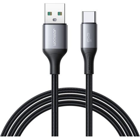 Cavo Joyroom S-A28 Flash Series 3A da USB-A a USB-C, 2 m, nero