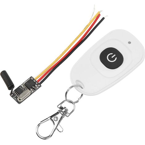 Mini interrupteur télécommandé avec relais lumineux LED haute sensibilité et récepteur CC 3,5-12 V (1/5)