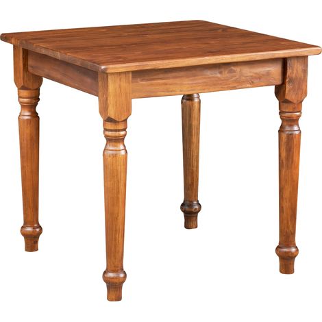Tavolo legno massello 80x80 cm Tavolo quadrato da cucina Tavolo 80x80 Made in Italy
