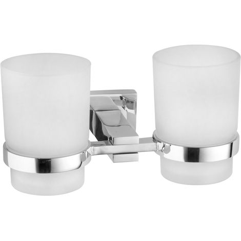 Mexen Vane double gobelet à brosses à dents, Chrome - 7020952-00 (1/2)