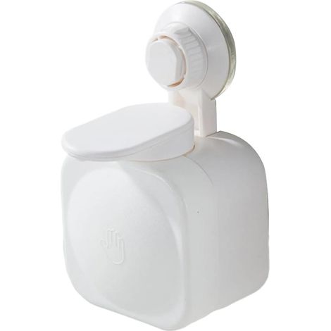 Distributeur De Savon - Fixation Par Ventouse Sans Perçage - Étanche - Pour Salle De Bain - 1 Pièce (1/5)