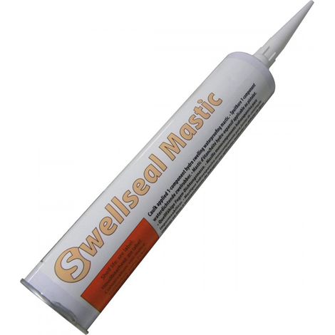 Moncoffrage – Mastic hydrogonflant pour étanchéité joints – Gonfle jusqu'à 350% – Application facile sur béton, PVC, acier – Cartouche 310 cc (1/2)