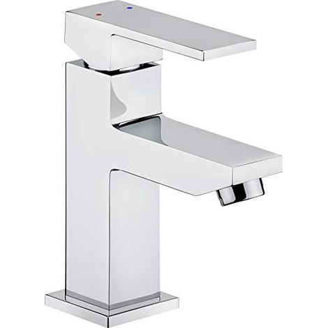 Cornat SIN1 monocommande Sintra - Corps en Laiton chrome - Fixation sans Effort - avec bonde de de vidage Haute Pression/Robinet pour Salle de Bain, Mitigeur de lavabo (1/5)
