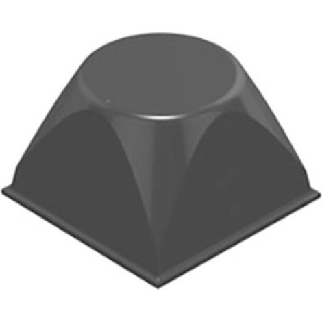 3M 7000001889 Gerätefuß quadratisch Schwarz (B x H) 20.6 mm x 13.2 mm 1 St.