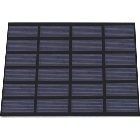 4.3x4.3 Pouces Mini Panneau Solaire, Panneau Solaire, pêche Portable en polysilicium 6V pour Le Camping, Pique-Nique, Voyage (1/5)