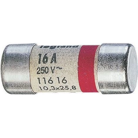 Legrand - Lotto di 10 cartucce domestiche senza indicatore 16a