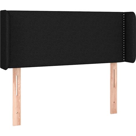 Maison Exclusive - Cabecero de tela negro 83x16x78/88 cm (1/5)