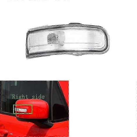Rechte Außenspiegel-Blinkerabdeckung, klare Linse für Jeep Renegade 2016-2021() (1/4)