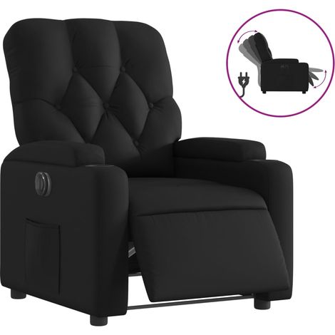 Maison Exclusive - Sillón reclinable eléctrico de cuero sintético