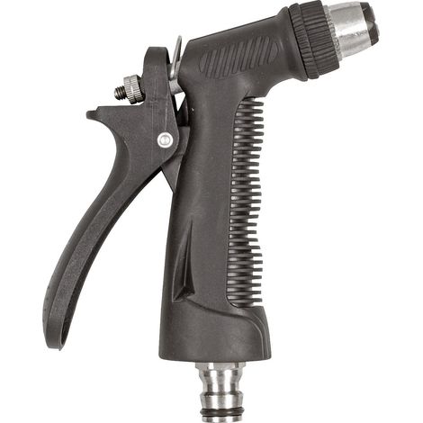 pistola de riego geka ergonómica ajustable niquelada