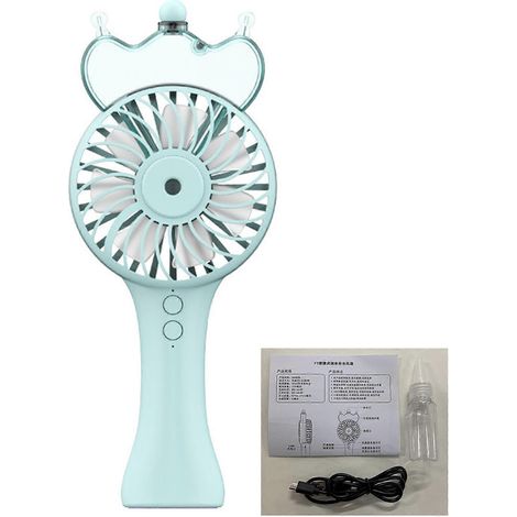 Tragbarer USB-Ventilator mit Sprühfunktion, elektrische Klimaanlage für den Außenbereich