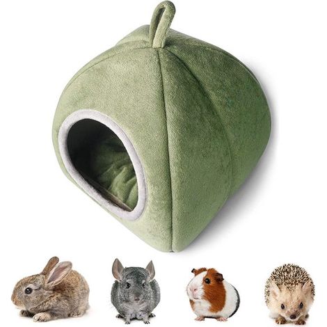 Una comoda casetta per porcellini d'India e criceti, una piccola tana per animali. (1/5)