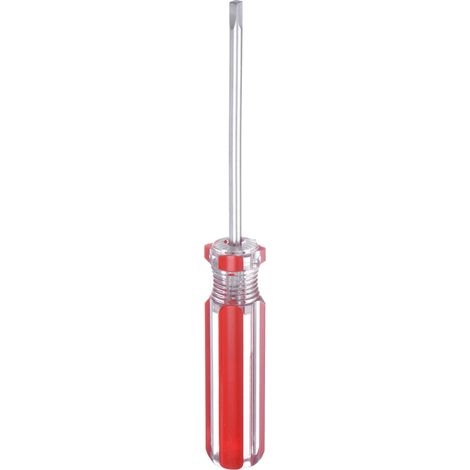 Tournevis Carré Magnétique 75mm/3" Longueur Acier Carbone Rouge (1/5)