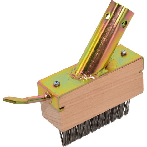 AWTOOLS SZCZOTKA DRUCIANA DO BRUKU ZE SKROBAKIEM NIEOPRAWIONA