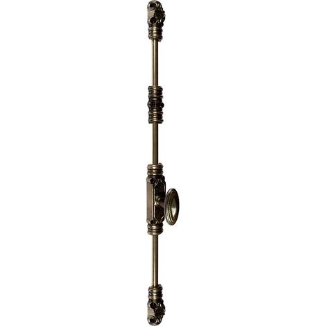 Crémone fonte à bouton type CRF168 BT en 42 mm fintion vieux bronze - Rollinger