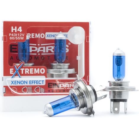 EinParts Ampoules Halogènes H4 12V 5000K Blanc 60W P43t, 2 pcs (1/5)