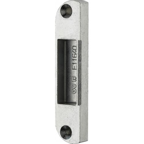 Gâche centrale encastrable réversible pour porte bois – Acier FerGuard® – Dimensions 85x18x9mm – Compatible serrure Decena – Ferco By Thirard - E-11640-00-01