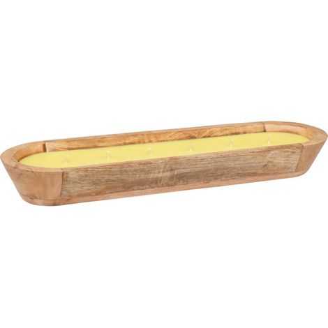 Bougie Parfumée en Bois "Paola" 900g Citronnelle