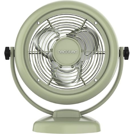 Cecotec Ventilador de sobremesa EnergySilence 800 RetroDesk Green Cecotec