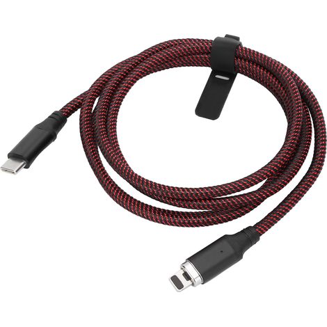 1.2M Câble Magnétique PD 100W Super Type-C Micro USB Connecteur IOS Charge Rapide Fil (1/5)