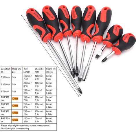 Ensemble de 58 tournevis multifonctionnels pour la maison, comprenant des embouts Phillips, plats, hexagonaux, Torx et autres. (1/5)