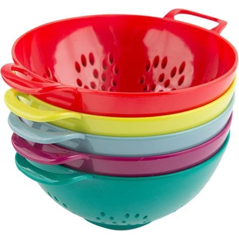 5-teiliger multifunktionaler, wasserdichter Abtropfkorb für Obst und Gemüse – Praktische Aufbewahrung und Abtropfen – Für Küche, Haushalt und Restaurant (1/4)