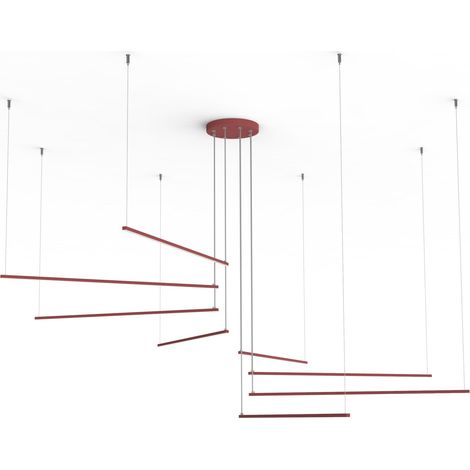 RADIUS LAMPARA DE TECHO 8X MONOCOLOR MATE (1/2)