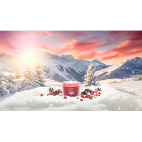 Candela mini di Babbo Natale Yankee Candle ON skis 37g