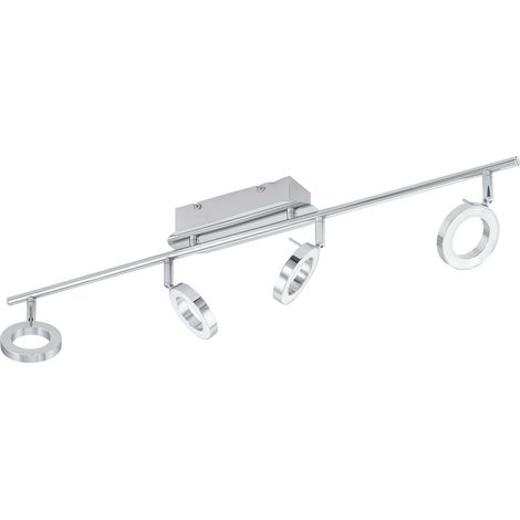 Lampe de plafond Naudella Chrome à 4 lumières - 31362