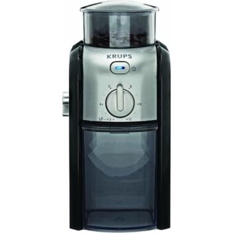 Krups GVX242 Macinacaffè Elettrico Nero Cromo (1/5)