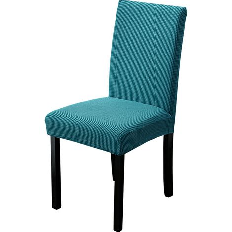 MINKUROW Confezione Da 4 Fodere Per Sedie Elastiche Per Sedie Da Pranzo, Spandex Elastico Con Fodere Per Sedie Elastiche, Fodere Per Sedie Da Pranzo Grandi In Velluto Per Ristorante, Hotel, Banchetti (1/4)