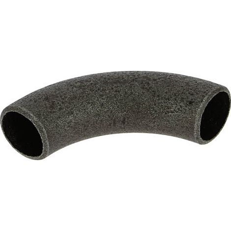 Courbe 90° 5D fonte noir à souder 1"