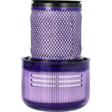 vhbw filtre compatible avec Dyson V12 Slim V12, V12 Detect Slim, V12 Detect Slim Absolute aspirateur - filtre HEPA blanc / violet (1/5)