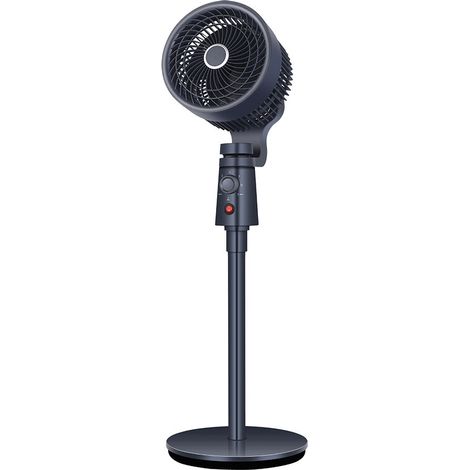 Ventilatore de piede montecristo granito 40w 3 velocità 3 stadi fisso e rotante102x30,5x30,5cm (1/4)