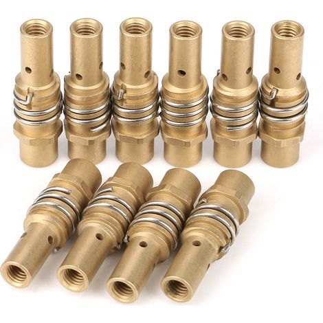 Lot de 10 porte-embouts pour poste à souder MIG, consommables compatibles avec le pistolet torche 15AK. (1/5)
