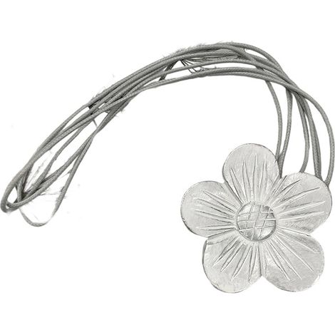 Attache-rideau Magnétique - Fleur en Résine - Pour Rideaux Légers ou Épais - Salle de Séjour Chambre Balcon Café - 1 Paire (1/5)