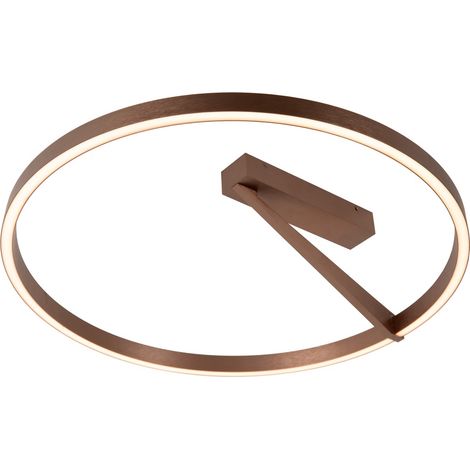 Lampe de plafond à design Applause Ø 60cm - café brun - avec télécommande - 23100/60/96 (1/3)