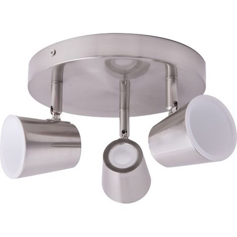 Plafón LED Ice (15W)  Níquel (1/2)