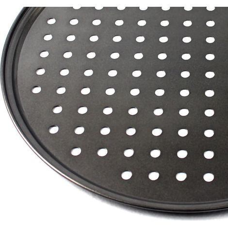 32 cm Antihaft-Pizzablech mit Löchern – Stabiler Boden und leichtes Herauslösen (1/5)