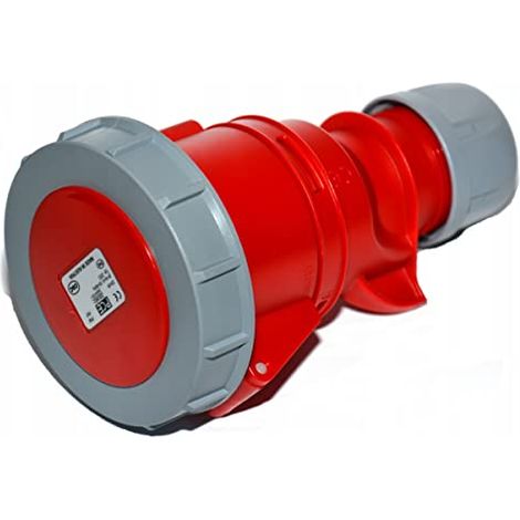 HILARK PRISES ET FICHES - ACCESSOIRES POUR CÂBLES ÉLECTRIQUES - PAQUET DE 10 (ROUGE) PCE 2152-6
