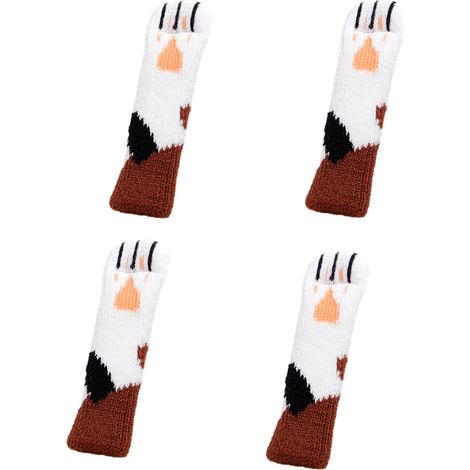 Fundas y cojines resistentes para patas de sillas - Blanco (1/5)