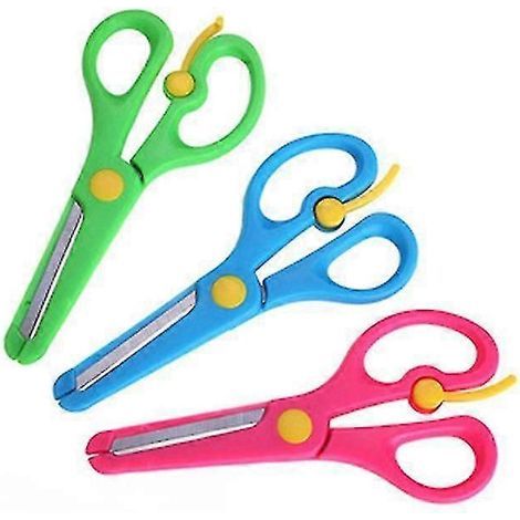 Ciseaux pour travaux manuels pour enfants avec dispositif de sécurité (1/4)